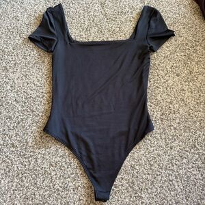 Workshop Republic Clothing Black Bodysuit One Piece
